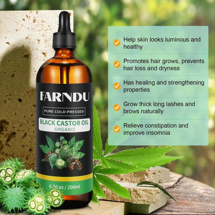 Thick Black Castor Oil